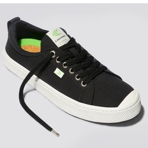 Women's OCA Low Black Canvas Sneaker